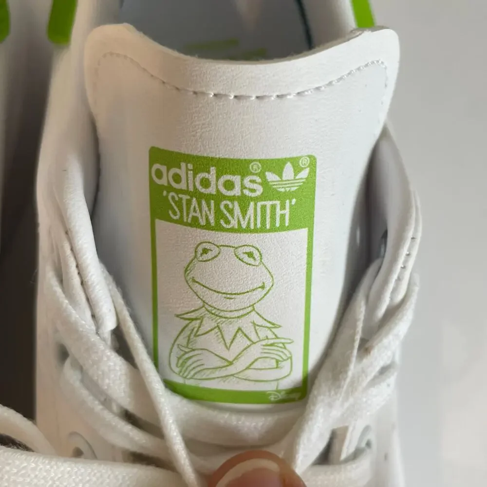 Adidas Muppets Boys Kermit the Frog Athletic Shoes Sneakers Unisex Youth Sz 4.5